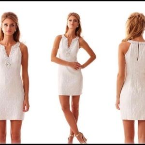 NWT!  White Lilly Pulitzer Cocktail Dress size 4!